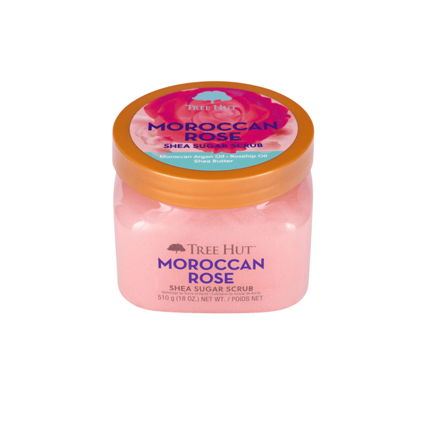 Tree Hut Moroccan Rose Shea Sugar Scrub – 510 g - CosFair GmbH