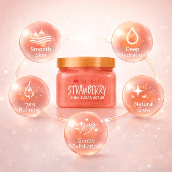 Tree Hut Strawberry Shea Sugar Scrub – 510 g - CosFair GmbH