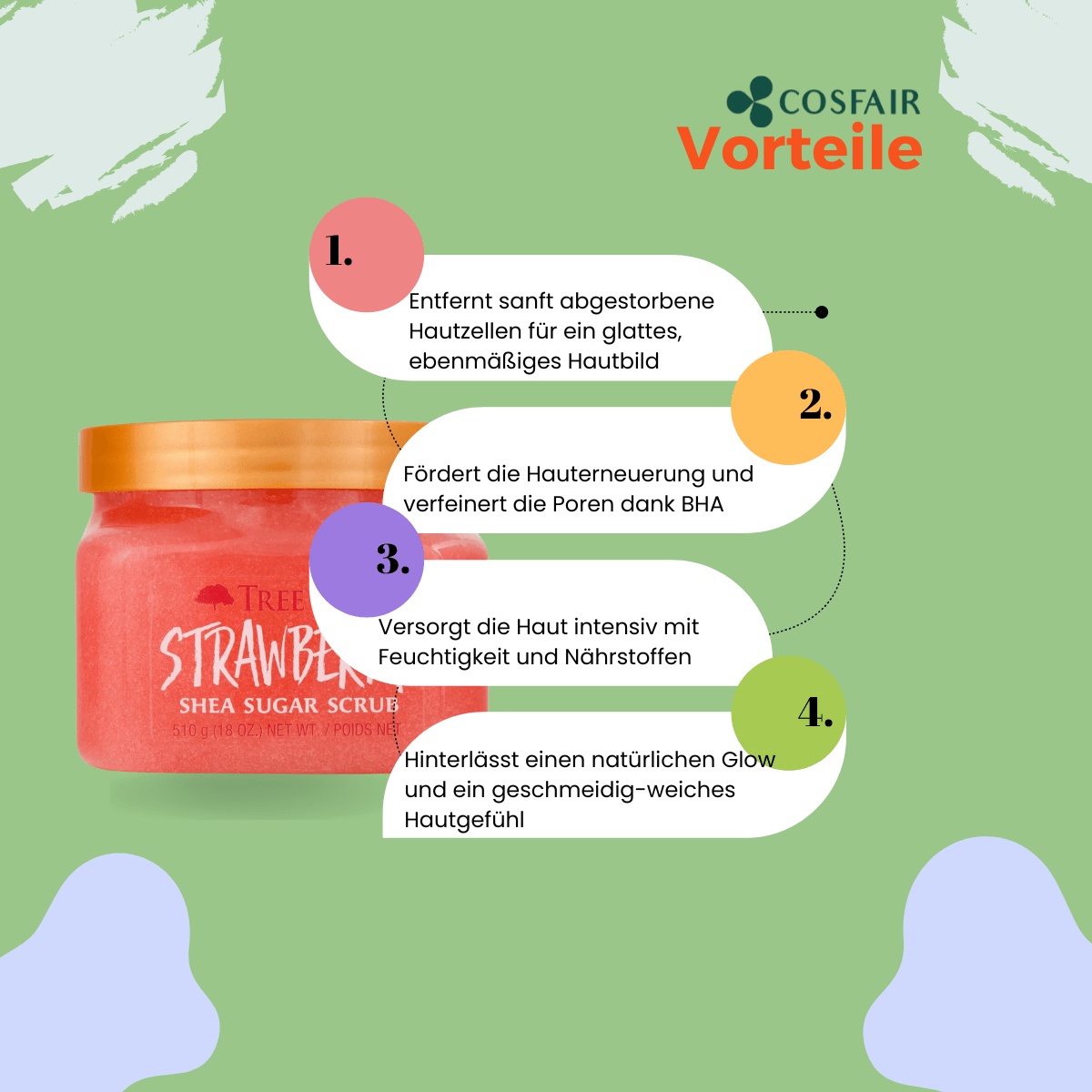 Tree Hut Strawberry Shea Sugar Scrub – 510 g - CosFair GmbH