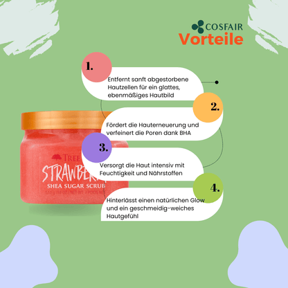 Tree Hut Strawberry Shea Sugar Scrub – 510 g - CosFair GmbH