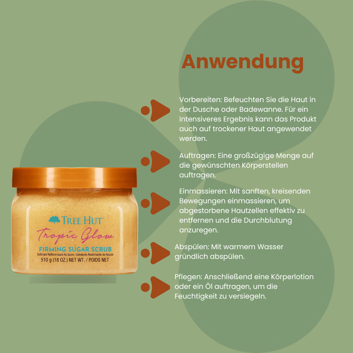 Tree Hut Tropic Glow Firming Shea Sugar Scrub – 510 g - CosFair GmbH
