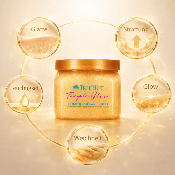Tree Hut Tropic Glow Firming Shea Sugar Scrub – 510 g - CosFair GmbH