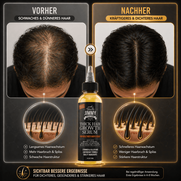 Uncle Jimmy Thick Hair Growth Serum - 118 ml - CosFair GmbH