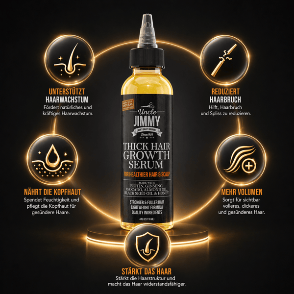 Uncle Jimmy Thick Hair Growth Serum - 118 ml - CosFair GmbH