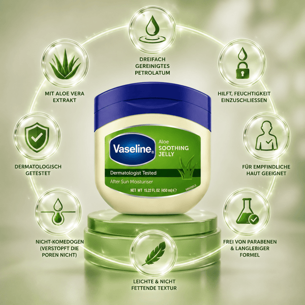 Vaseline Aloe Soothing Jelly - 450 ml - CosFair GmbH
