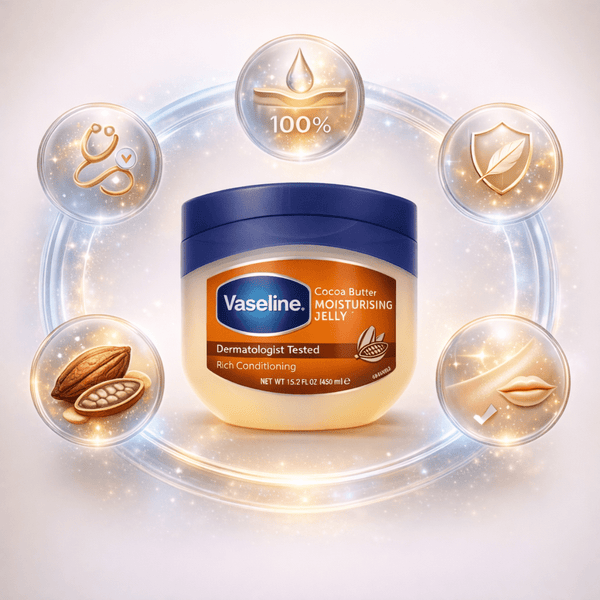 Vaseline Cocoa Butter Moisturising Jelly 450 ml - CosFair GmbH