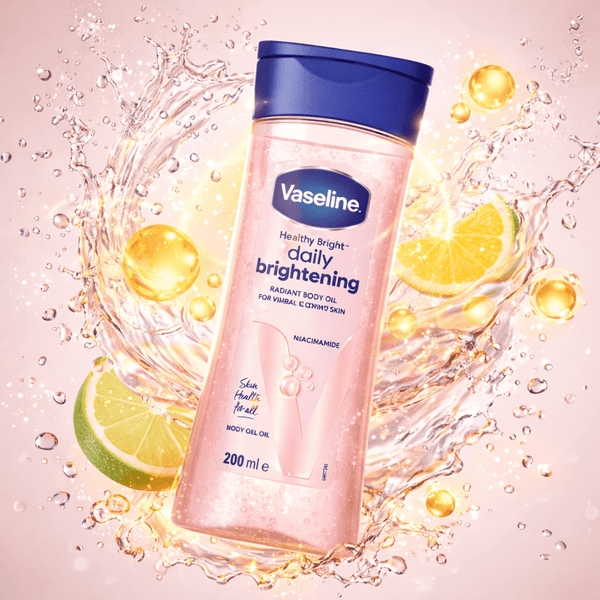 Vaseline Healthy Bright Daily Brightening Radiant Body Oil - 200 ml - CosFair GmbH