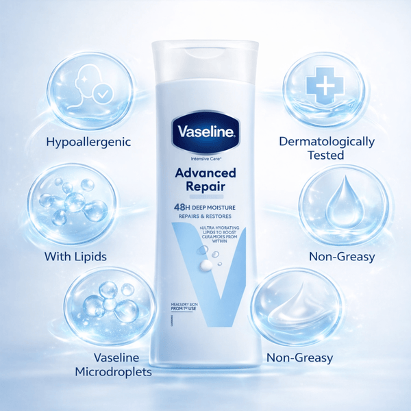 Vaseline Intensive Care Advanced Repair Fragrance Free Lotion 400 ml - CosFair GmbH