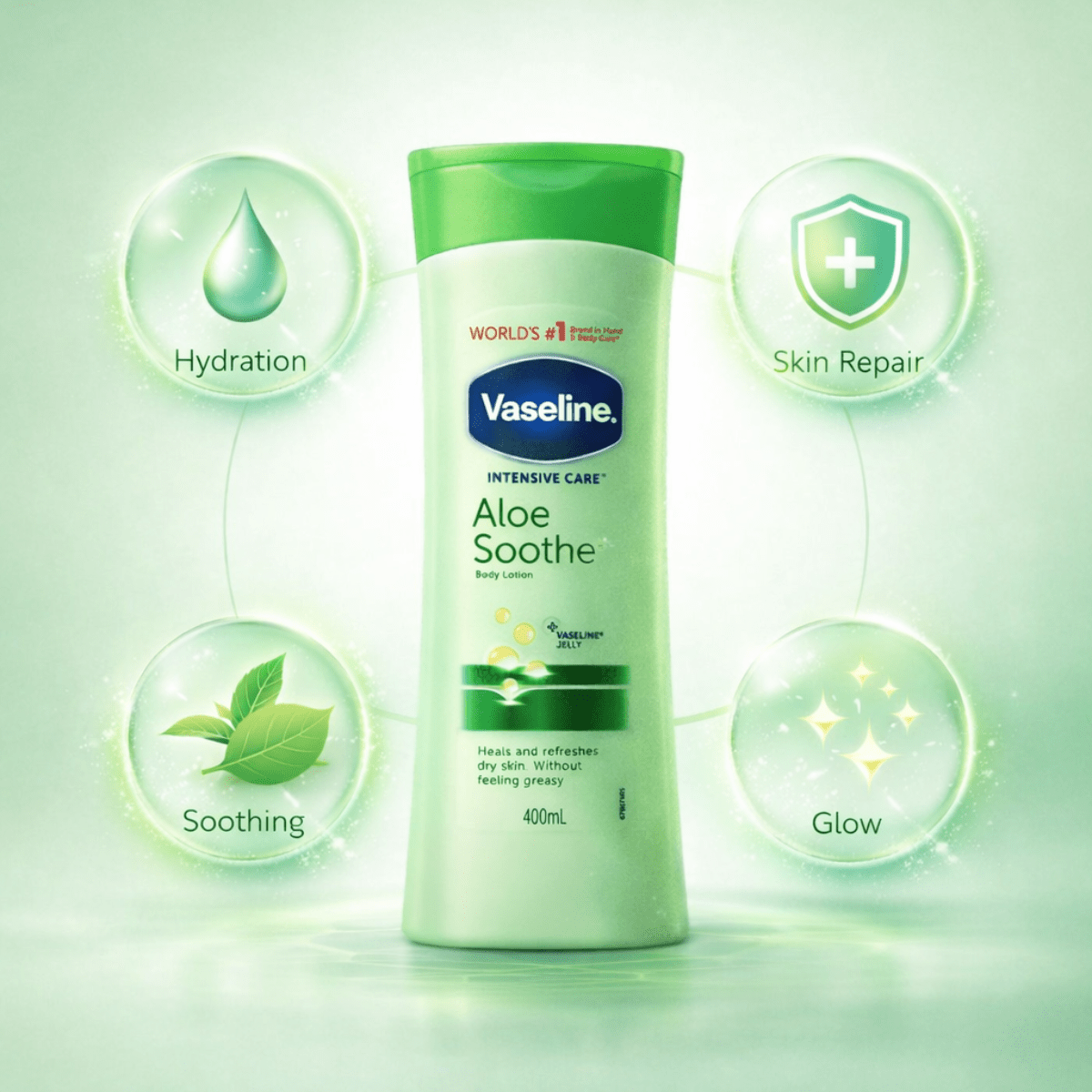 Vaseline Intensive Care Aloe Soothe Body Lotion 400 ml – CosFair GmbH