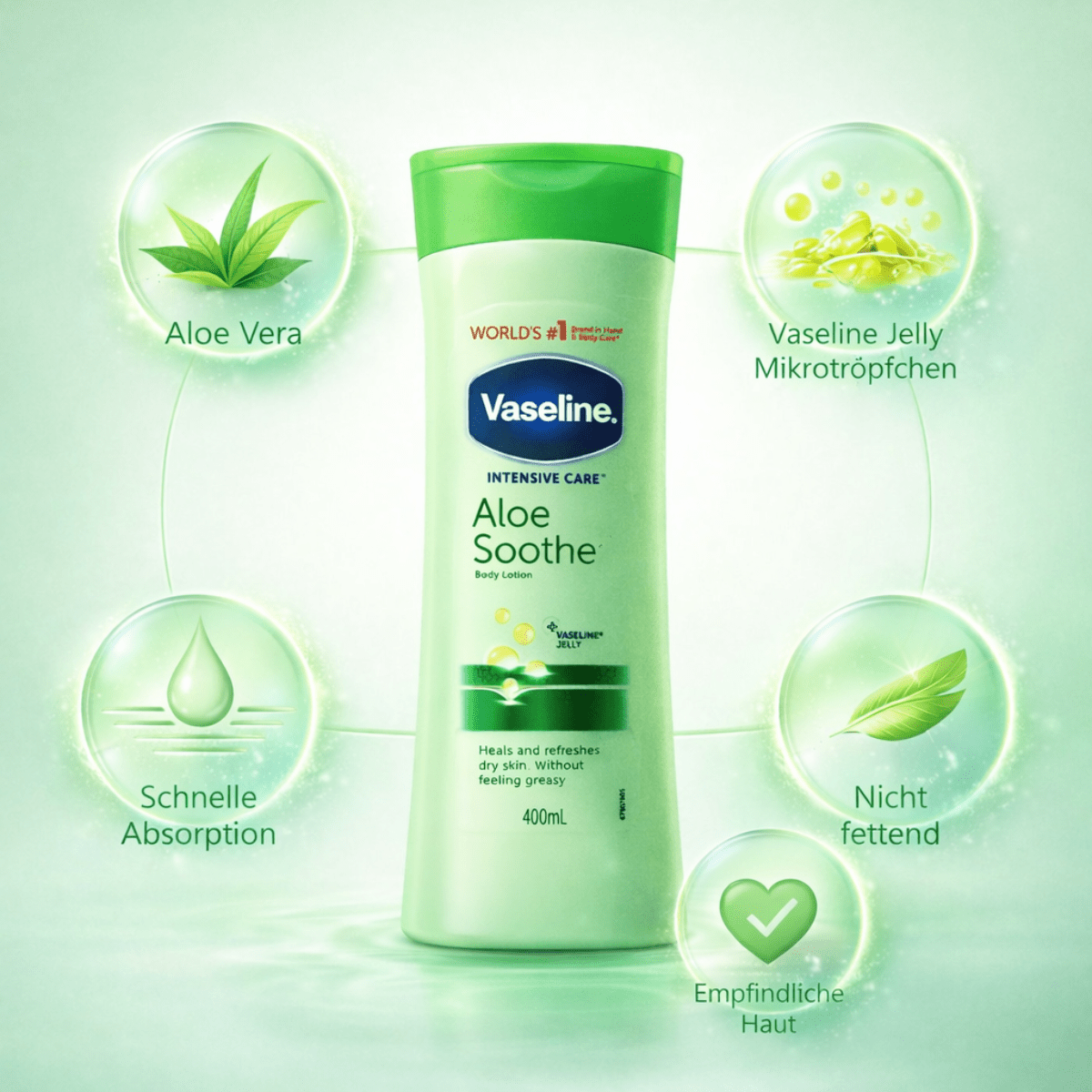 Vaseline Intensive Care Aloe Soothe Body Lotion 400 ml – CosFair GmbH