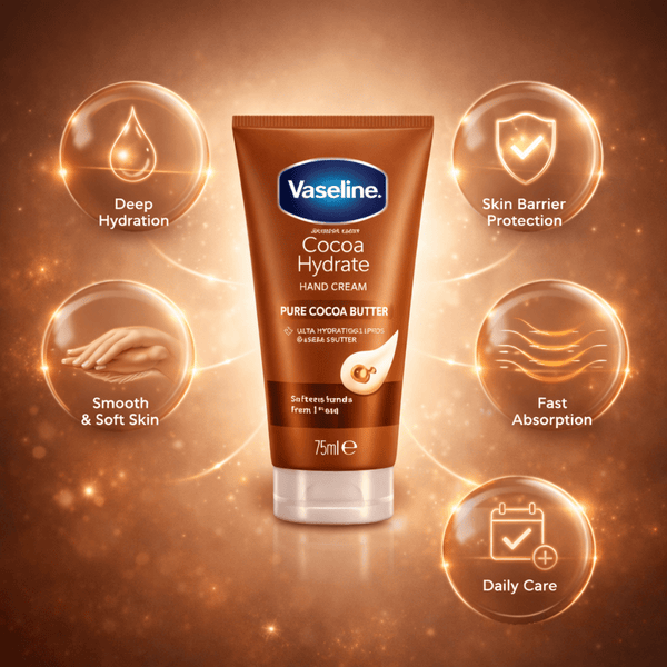 Vaseline Intensive Care Cocoa Hydrate Hand Cream 75 ml - CosFair GmbH
