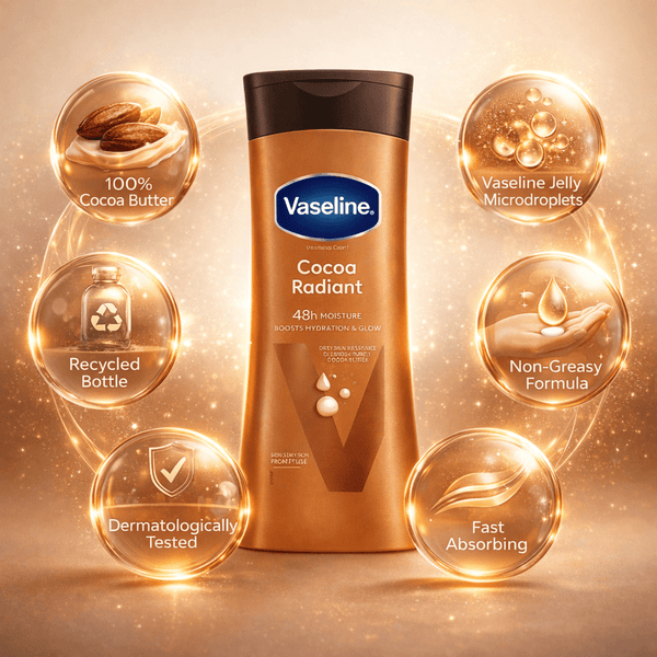 Vaseline Intensive Care Cocoa Radiant 400 ml - CosFair GmbH