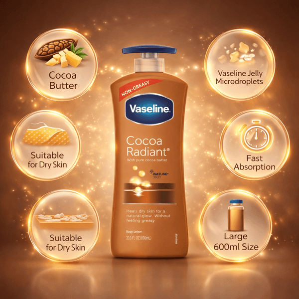 Vaseline Intensive Care Cocoa Radiant 600 ml - CosFair GmbH