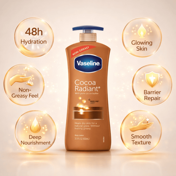 Vaseline Intensive Care Cocoa Radiant 600 ml - CosFair GmbH