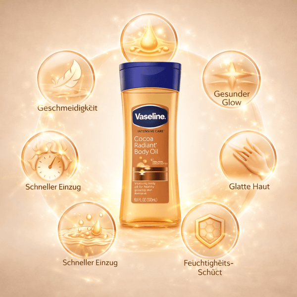 Vaseline Intensive Care Cocoa Radiant Body Oil 200 ml - CosFair GmbH