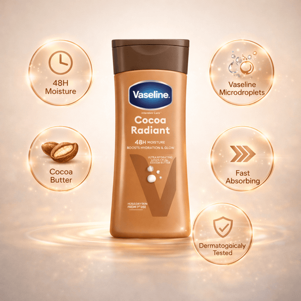 Vaseline Intensive Care Cocoa Radiant Lotion 200 ml - CosFair GmbH