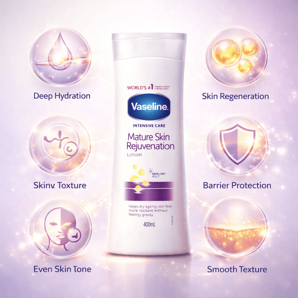 Vaseline Intensive Care Mature Skin Rejuvenation 400 ml - CosFair GmbH