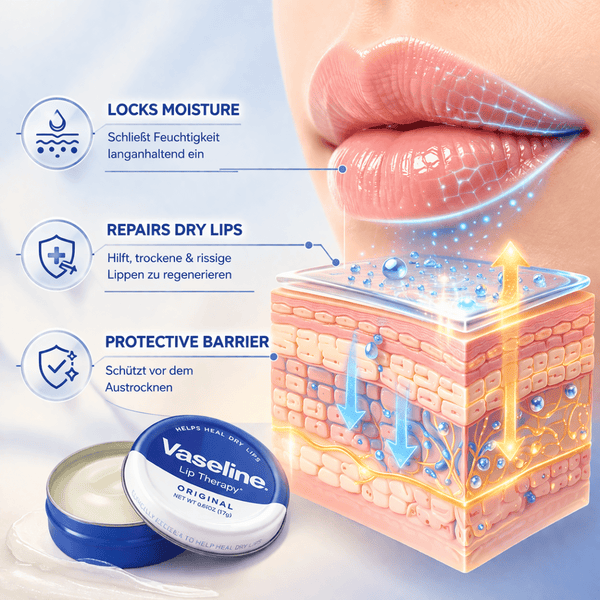 Vaseline Lip Therapy Original 20 g - CosFair GmbH