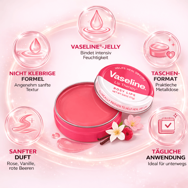 Vaseline Lip Therapy Rosy Lips 20g - CosFair GmbH