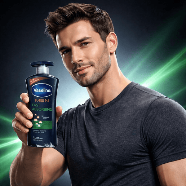 Vaseline Men Fast Absorbing Body & Face Lotion 600 ml - CosFair GmbH
