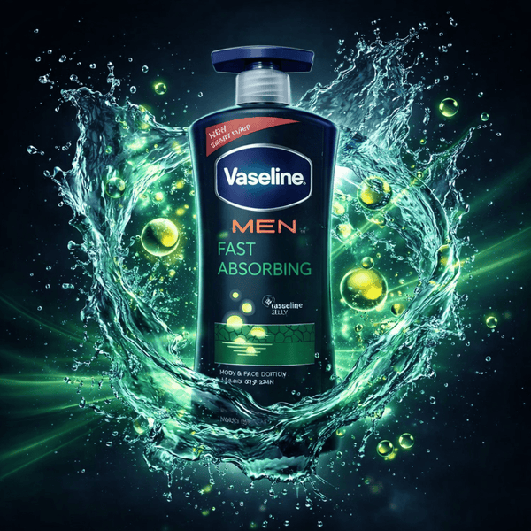 Vaseline Men Fast Absorbing Body & Face Lotion 600 ml - CosFair GmbH