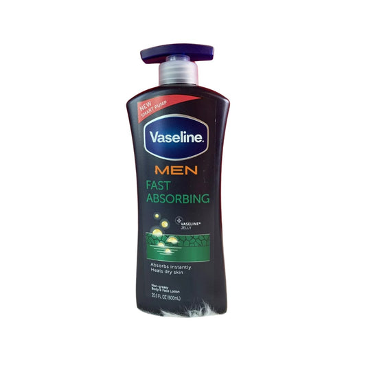 Vaseline Men Fast Absorbing Body & Face Lotion 600ml - CosFair GmbH