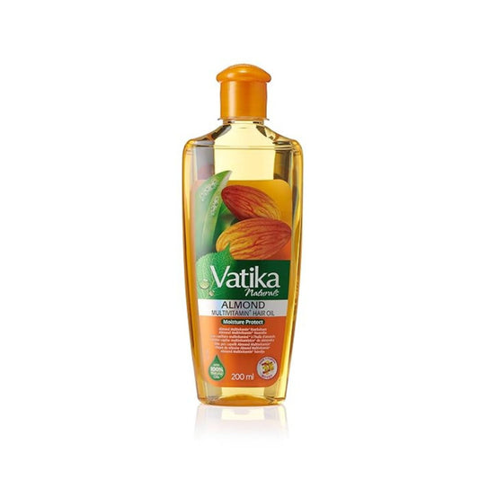 Vatika Naturals Almond Multivitamin Hair Oil 200ml - CosFair GmbH