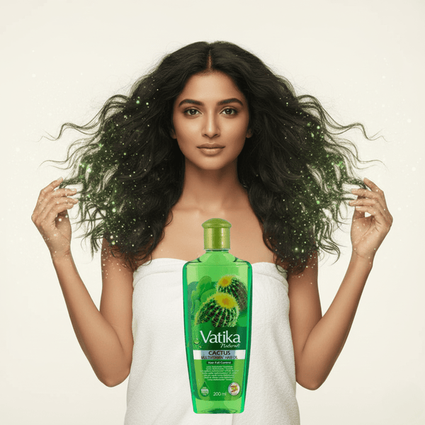 Vatika Naturals Cactus Multivitamin Hair Oil 200ml - CosFair GmbH
