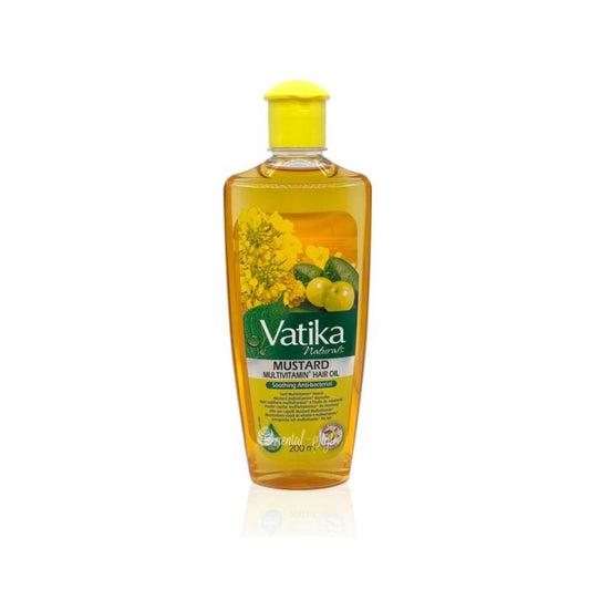 Vatika Naturals Mustard Multivitamin Hair Oil 200ml - CosFair GmbH