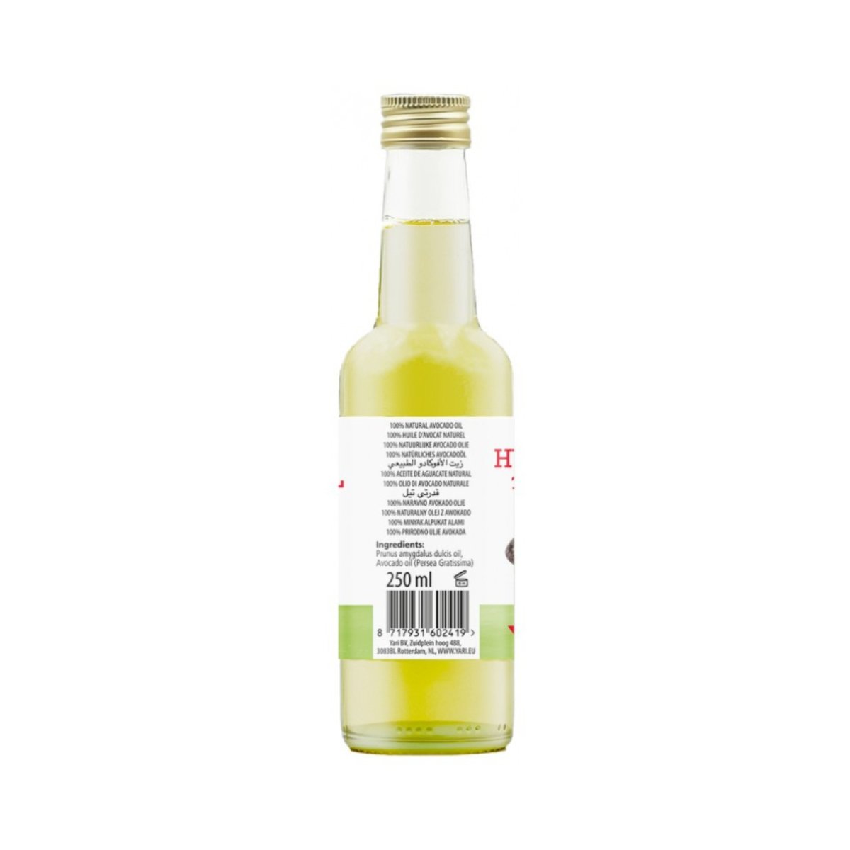 Yari 100% Natural Avocado Oil 250ml - CosFair GmbH