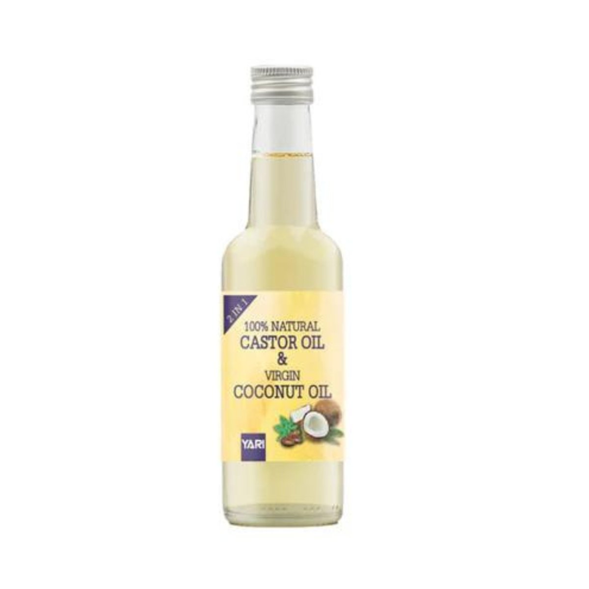 Yari 100% Natural Castor Oil & Virgin Coconut Oil 250ml - CosFair GmbH