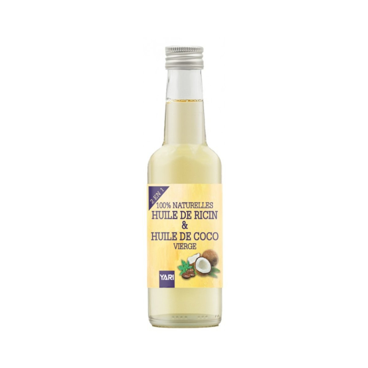 Yari 100% Natural Castor Oil &amp; Virgin Coconut Oil 250ml - CosFair GmbH