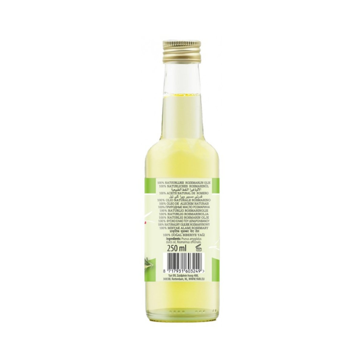 Yari 100% Natural Rosemary Oil 250ml - CosFair GmbH