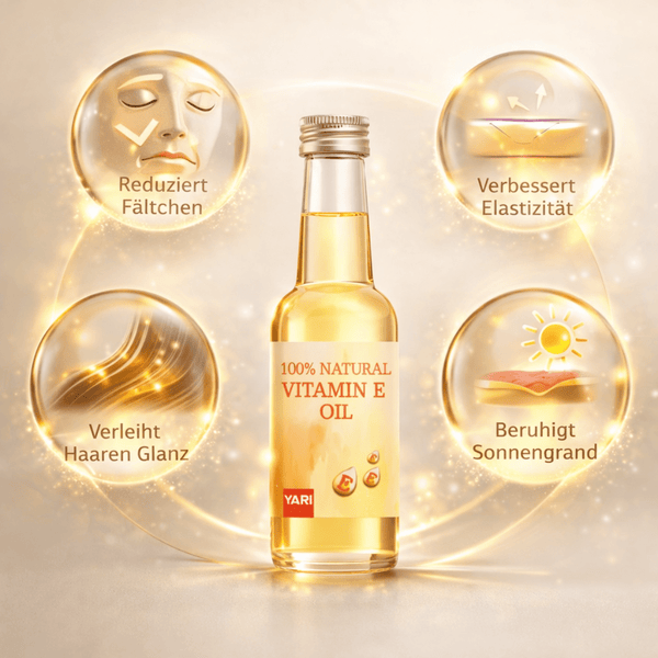 Yari 100% Natural Vitamine E Oil 250 ml - CosFair GmbH