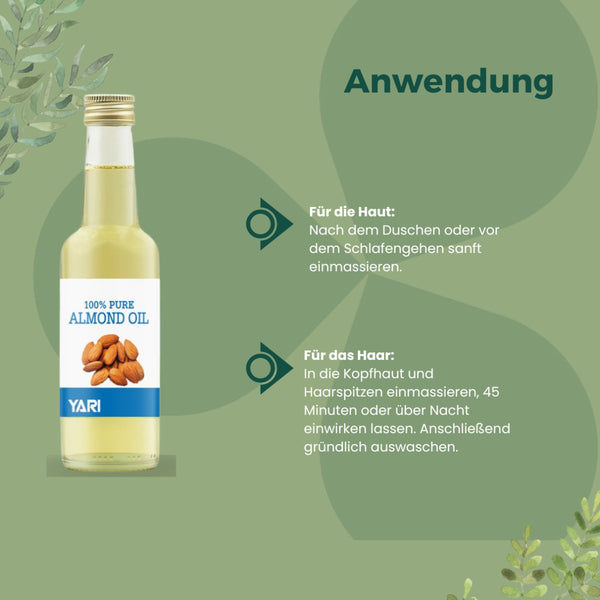 Yari 100% Pure Almond Oil 250ml - CosFair GmbH