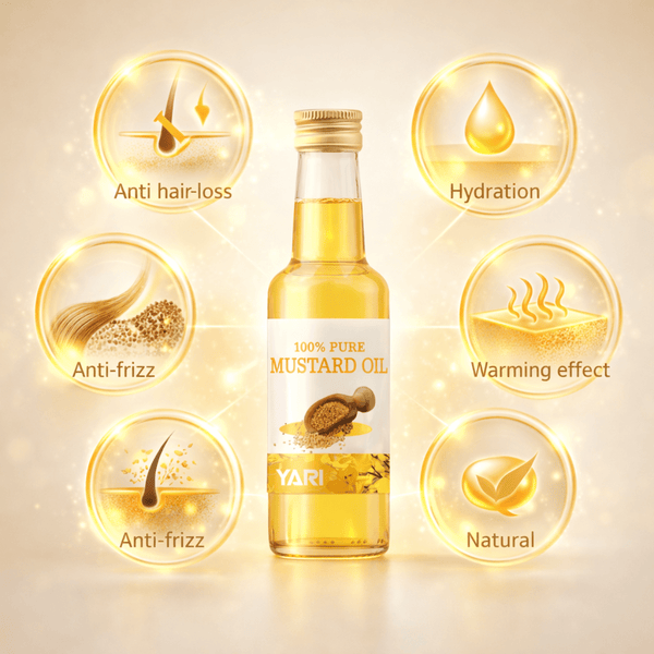 Yari 100% Pure Mustard Oil 250 ml - CosFair GmbH