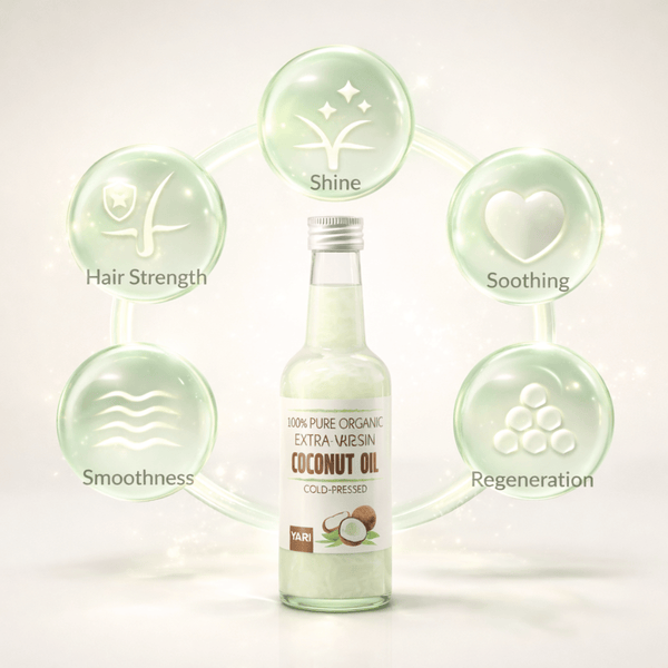 Yari 100% Pure Organic Extra Virgin Coconut Oil 250 ml - CosFair GmbH