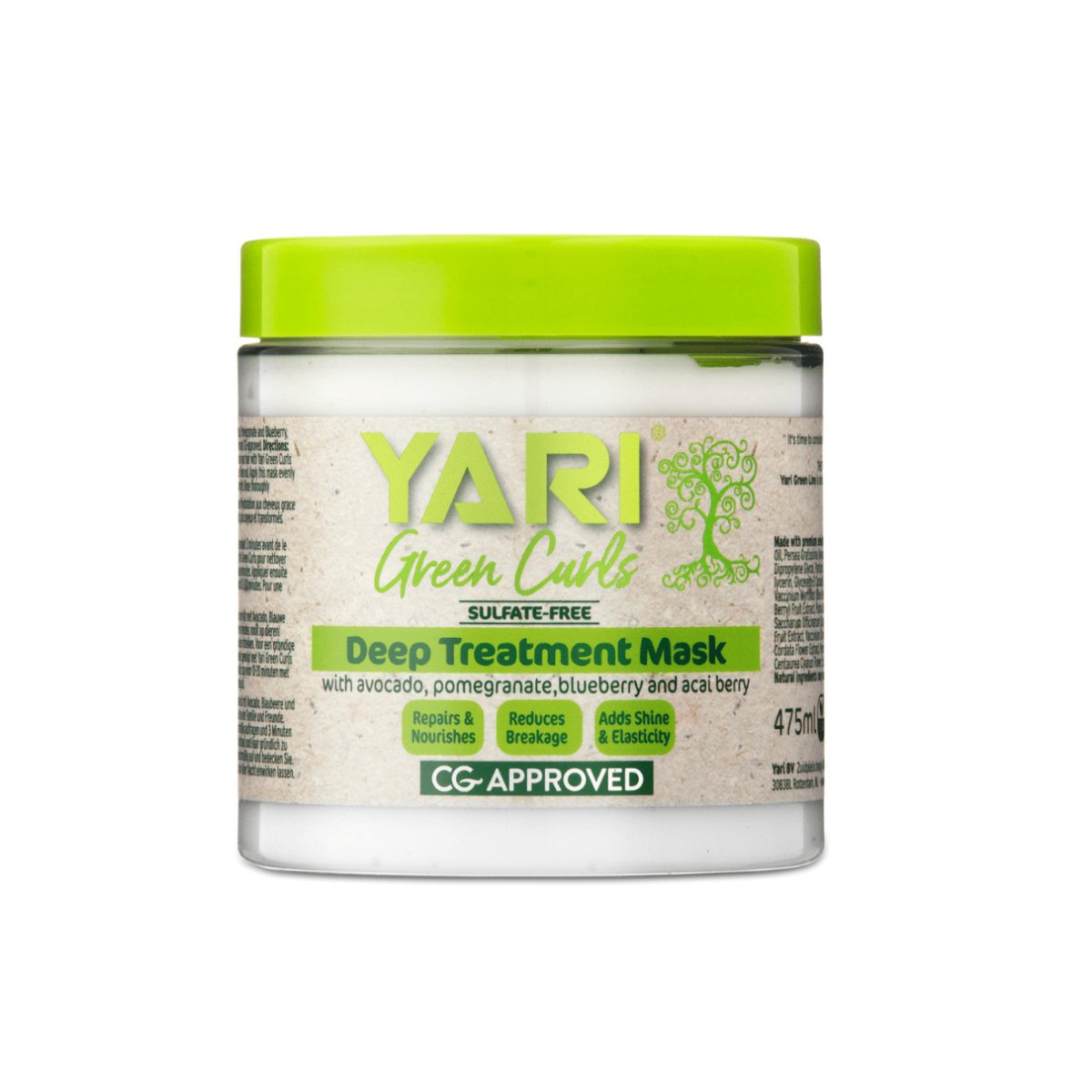 Yari Green Curls Deep Treatment Mask 525 ml - CosFair GmbH