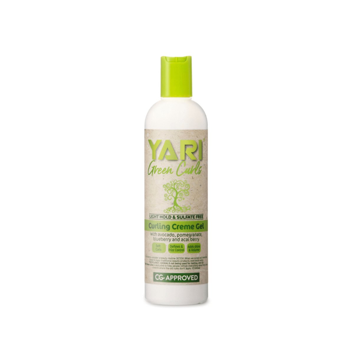 Yari Green Curls Light Hold &amp; Sulfate-Free Curling Gel 355ml - CosFair GmbH