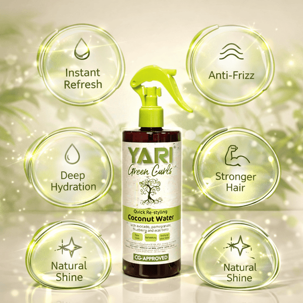 Yari Green Curls Quick Re - styling Coconut Water 500 ml - CosFair GmbH