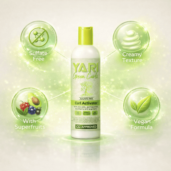 Yari Green Curls Sulfate - Free Hair Curl Activator 355 ml - CosFair GmbH