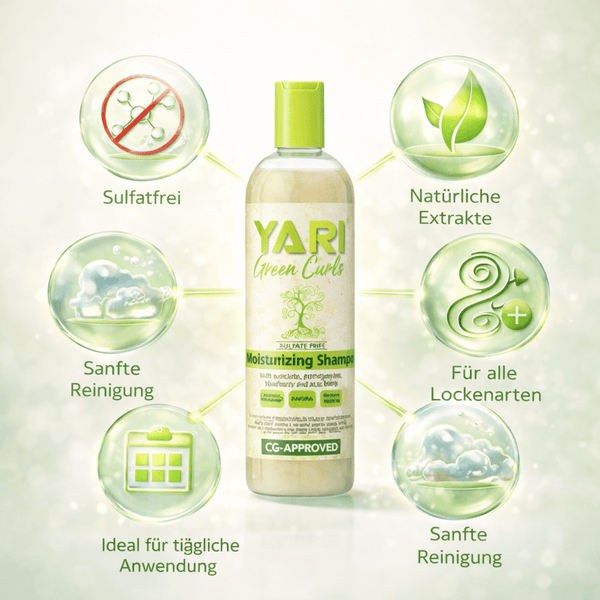 Yari Green Curls Sulfate - Free Moisturizing Shampoo 355 ml - CosFair GmbH
