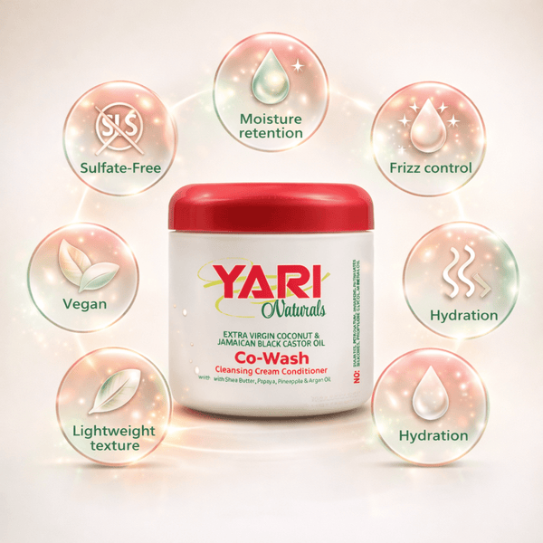 Yari Naturals Coconut & Black Castor Oil Co - Wash 475 ml - CosFair GmbH