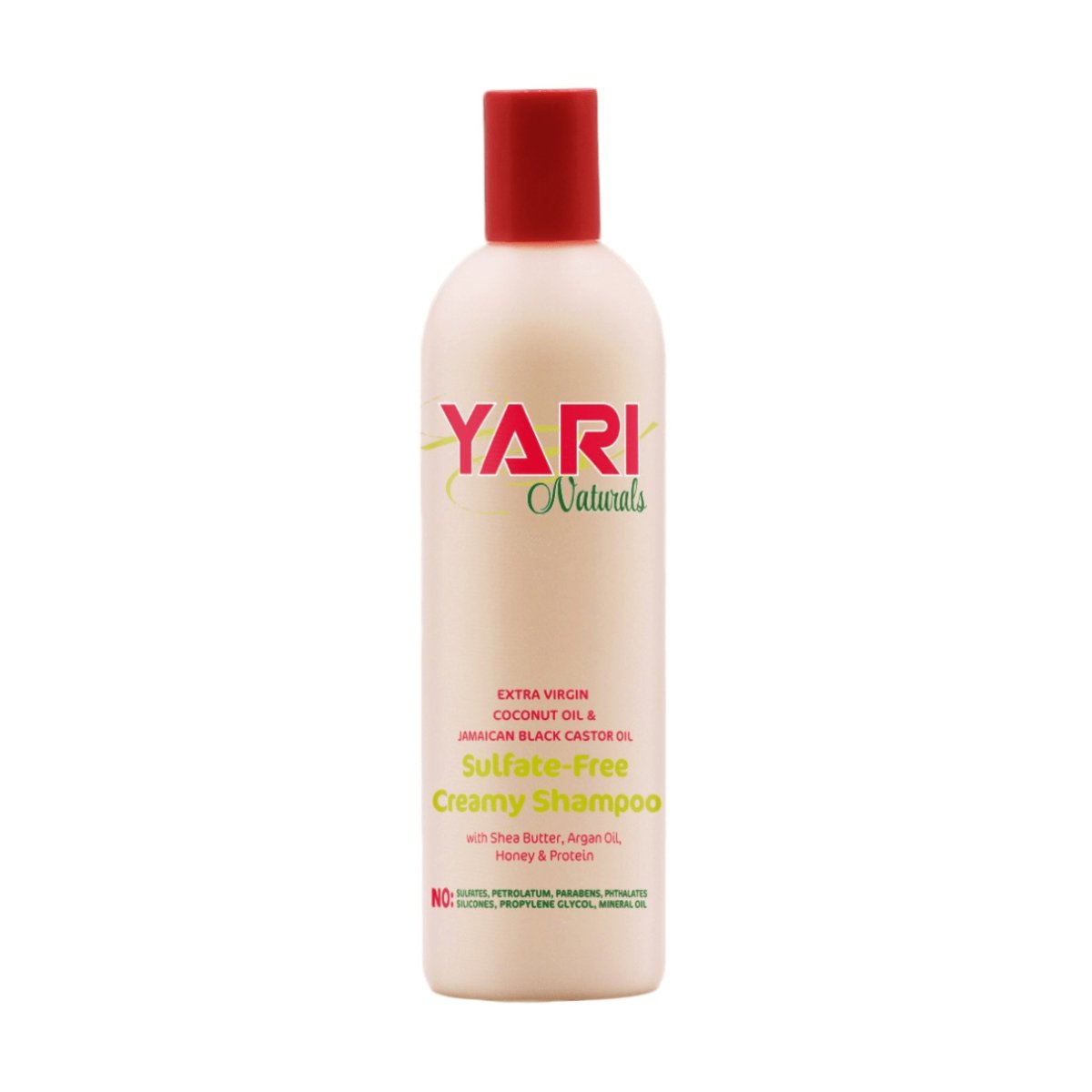 Yari Naturals Coconut &amp; Black Castor Oil Creamy Shampoo 375ml - CosFair GmbH