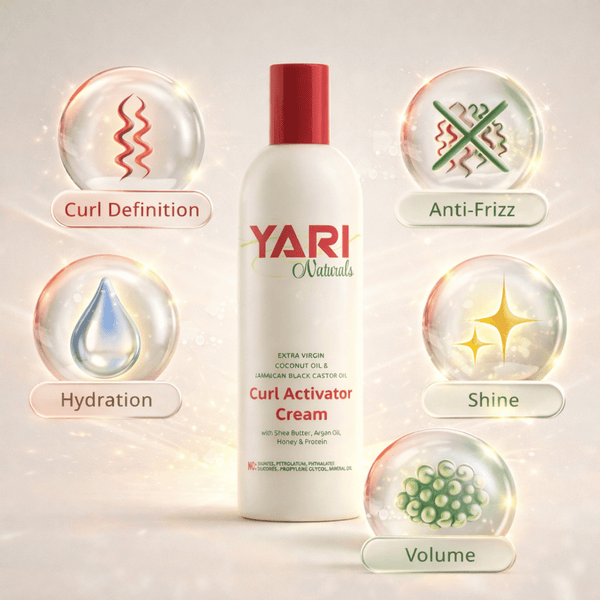 Yari Naturals Coconut & Black Castor Oil Curl Activator 375 ml - CosFair GmbH