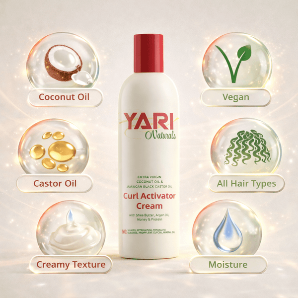 Yari Naturals Coconut & Black Castor Oil Curl Activator 375 ml - CosFair GmbH