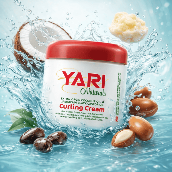 Yari Naturals Coconut & Black Castor Oil Curling Cream 475 ml - CosFair GmbH